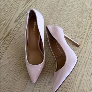 Express Womens Patent Pumps in Pink